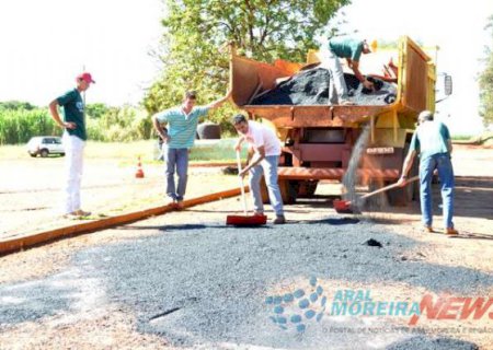 Prefeitura de Aral Moreira inicia recuperação da Avenida 31 de março