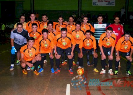 Seleção de Aral Moreira perde por 7x2 e é eliminada da Copa Ouro de Futsal em Dourados