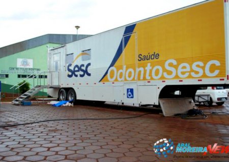 Unidade móvel do OdontoSesc já está em Aral Moreira
