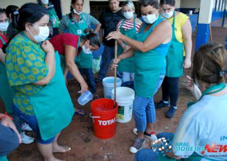Sindicato Rural e Senar realizam curso de preparo artesanal de produtos de limpeza em Aral Moreira