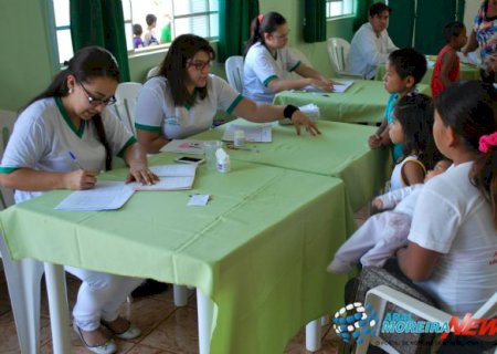 'Saúde em Ação' atendeu mais de 300 crianças e gestantes do Bairro Satélite em Aral Moreira