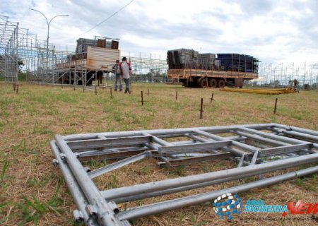 Parque de Exposições começa a ser preparado para Expoaral 2014