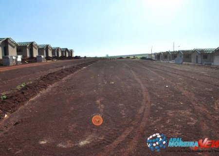 Obras das 250 moradias seguem em ritmo acelerado em Aral Moreira