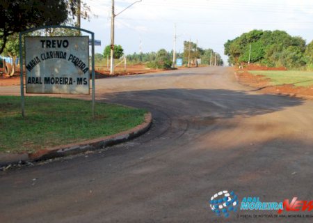 Parceria entre prefeitura e governo do Estado garante melhorias na malha viária em Aral Moreira
