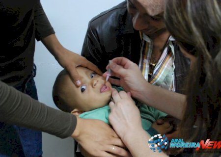 Aral Moreira já atingiu 94% da meta contra a pólio; Campanha segue até o dia 12
