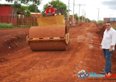 Após a trégua das chuvas, prefeitura começa manutenção das ruas no município