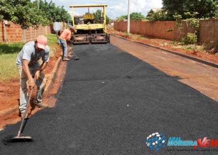 Bairro Central já está sendo asfaltado