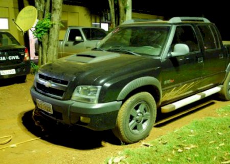 Policia Civil recupera em Aral Moreira, caminhonete roubada em Dourados