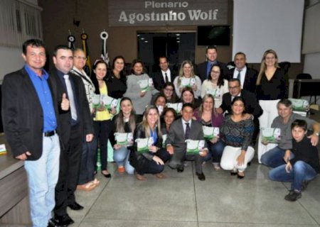 Enfermeiros, auxiliares e técnicos em enfermagem são homenageados na Câmara de Aral Moreira