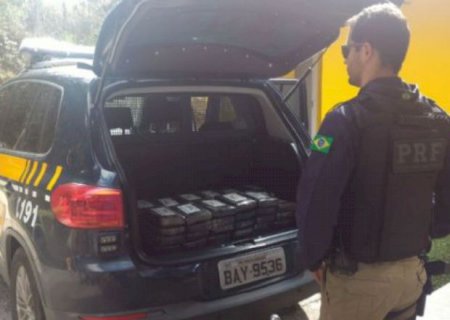 Cocaína que saiu de Aral Moreira é apreendida pela PRF
