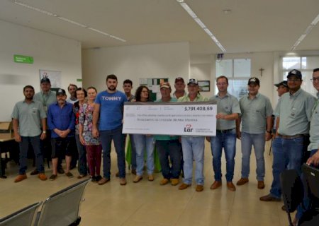 Lar Cooperativa faz dia de distribuição das sobras