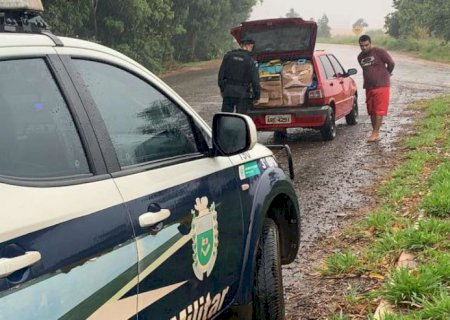Foragido da justiça é preso com carga de contrabando avaliada em R$ 160 mil