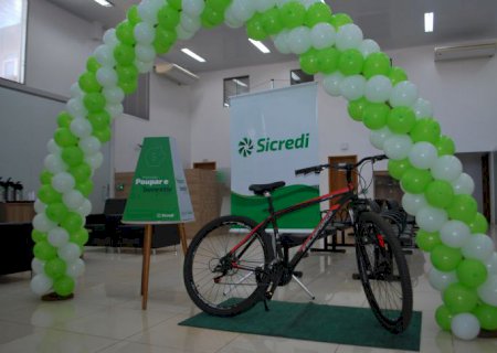 Sicredi Aral Moreira realiza sorteio de bicicleta nesta sexta, dia 28