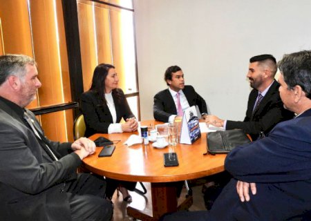Em audiência, vereadores de Aral Moreira garantem junto ao deputado Beto Pereira recursos para a educação