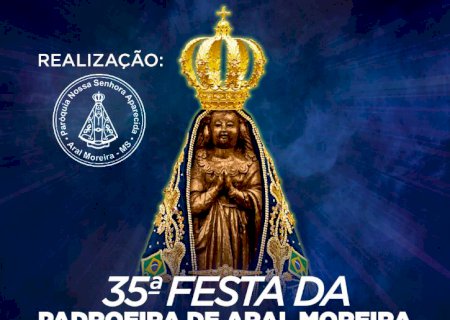 Festa da Padroeira acontece neste domingo, em Aral Moreira