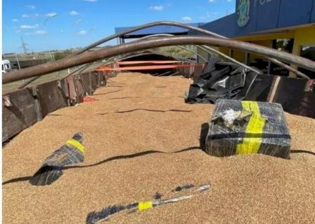 Caminhoneiro gaúcho é preso com 8 toneladas de maconha em carga de trigo