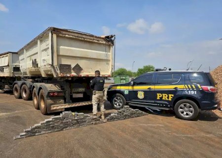 Motorista é preso com R$ 3 milhões em cocaína escondidos em carga de soja