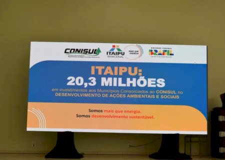 Itaipu e Conisul realizam reunião em Iguatemi para entrega de R$ 20,3 milhões em ações e investimentos aos municípios consorciados